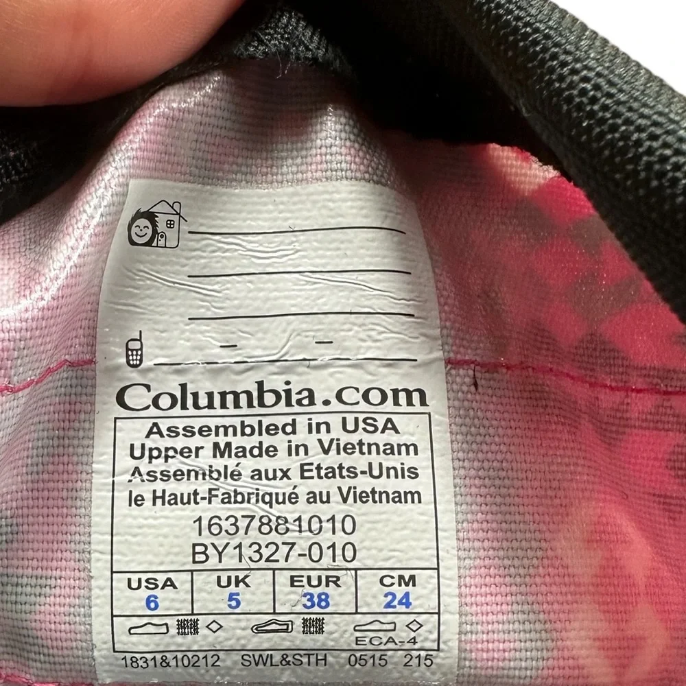 COLUMBIA: Girl’s / Kids’ Powderbug™ Plus II Print Snow Boot -Size 6